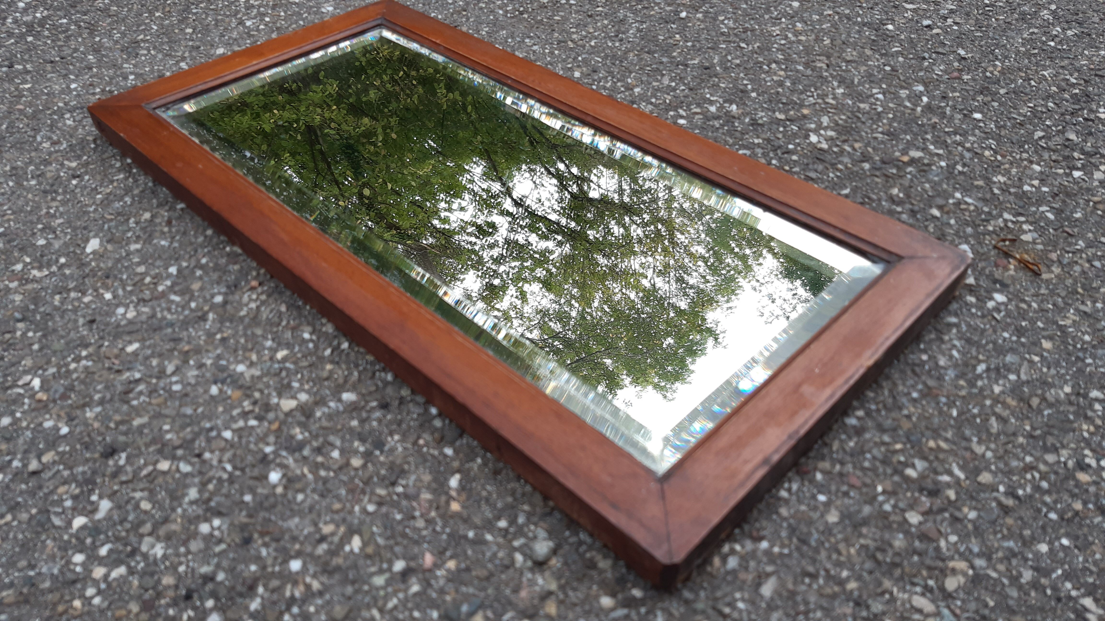 Miroir verre biseauté 1930