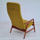 Alf Svensson, 60s, armchair model Kontur, completely restored, furniture wool