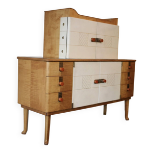 buffet art déco en érable,