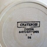 Set of 4 hollow plates Sarreguemines - Digion