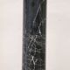 Antique black and white marble column, Italy, late 19th century