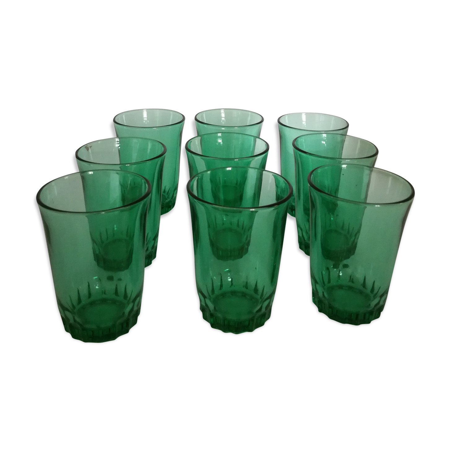 Series of 9 green drinks