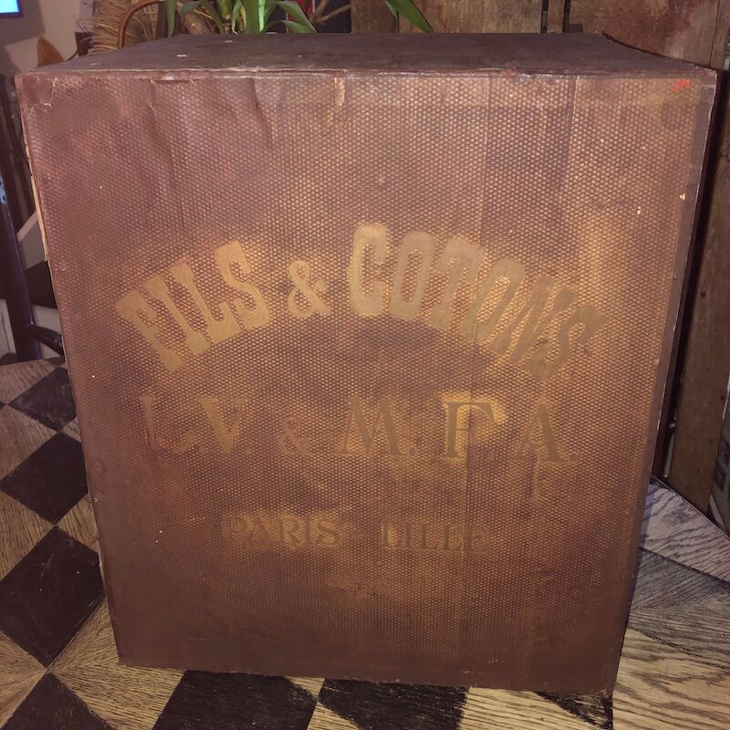 Haberdashery cabinet 8 drawers l.v. and m.f.a paris-lille