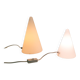 Set of two milk glass lights by Wofi Leuchten, Germany