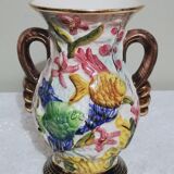 Ceramic vase signed Hubert Bequet