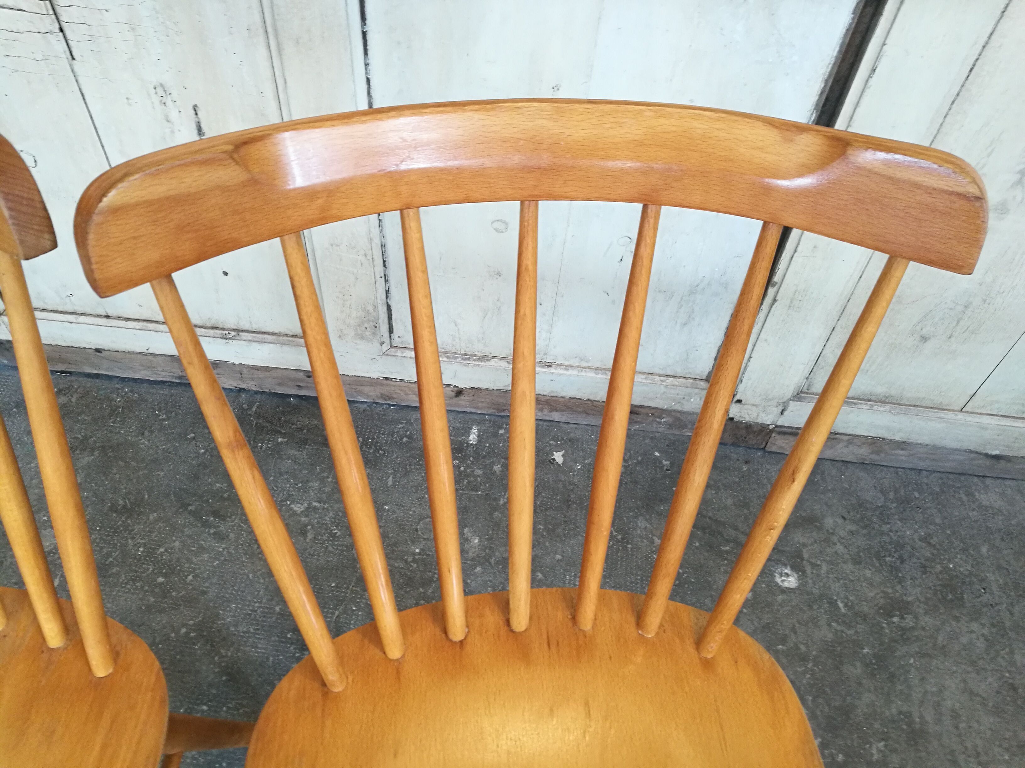 Pair of scandinavian bar chairs