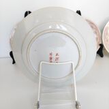 Lot de 4 assiettes anciennes en porcelaine Arita