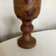 Pot cover 19th neo classic solid wood turned H24cm