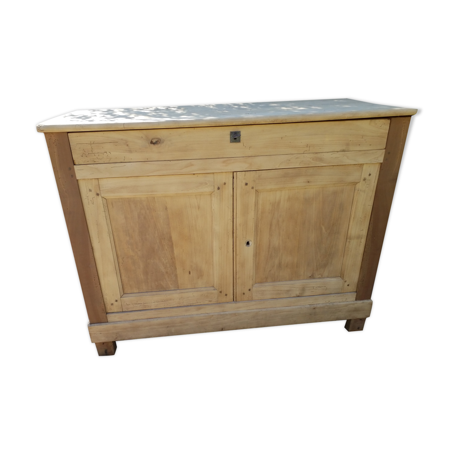 White wooden sideboard