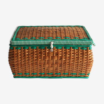 Rattan book box