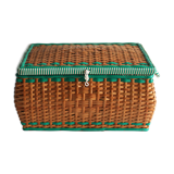 Rattan book box