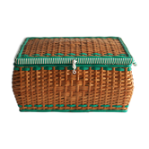 Rattan book box