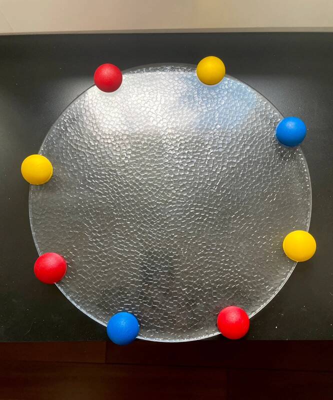 IVV "Luna" multi-ball platter - Vintage 80s design - Rare