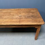 Large oak farmhouse table from France, early 1900s