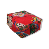 Pouf tapis marocain 60x60x27cm