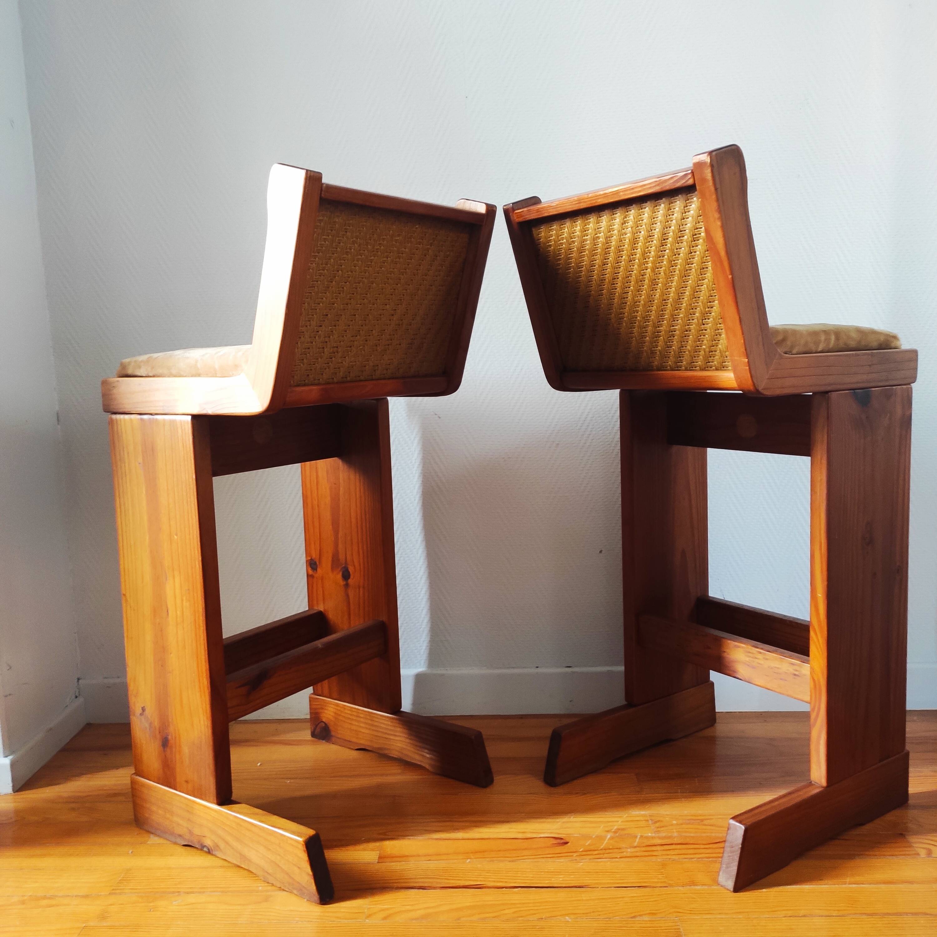 Vintage bar stools Scandinavian design