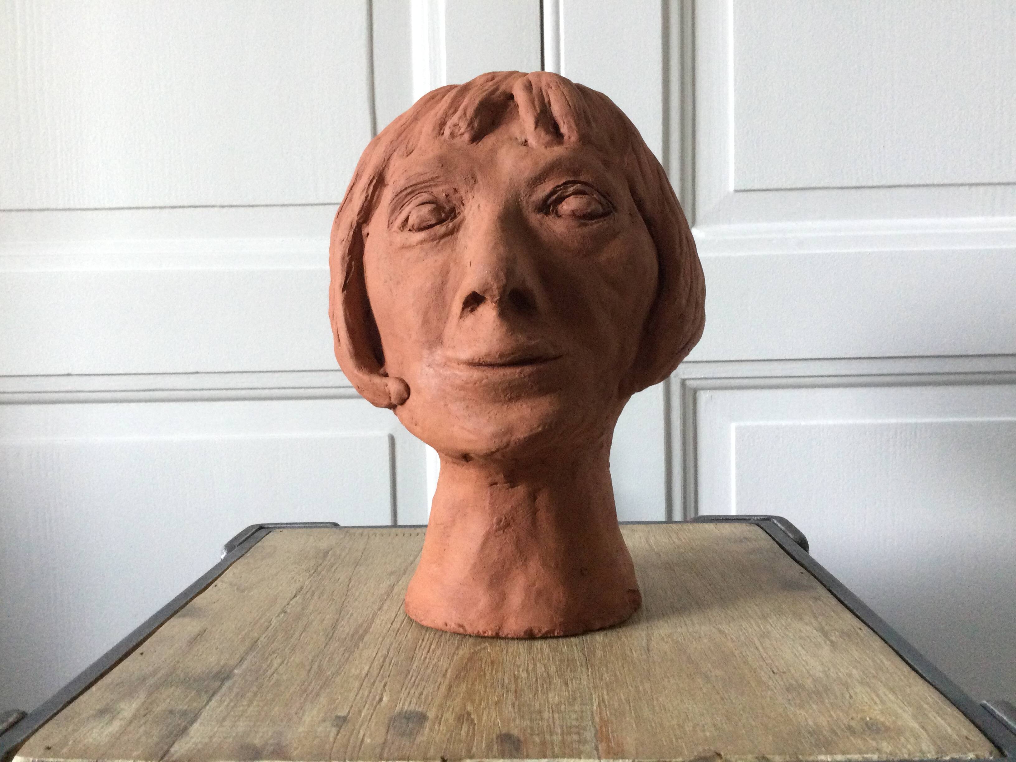 Terracotta bust