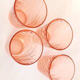 Verres à eau Rosaline rose