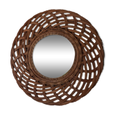 Miroir en rotin 57cm