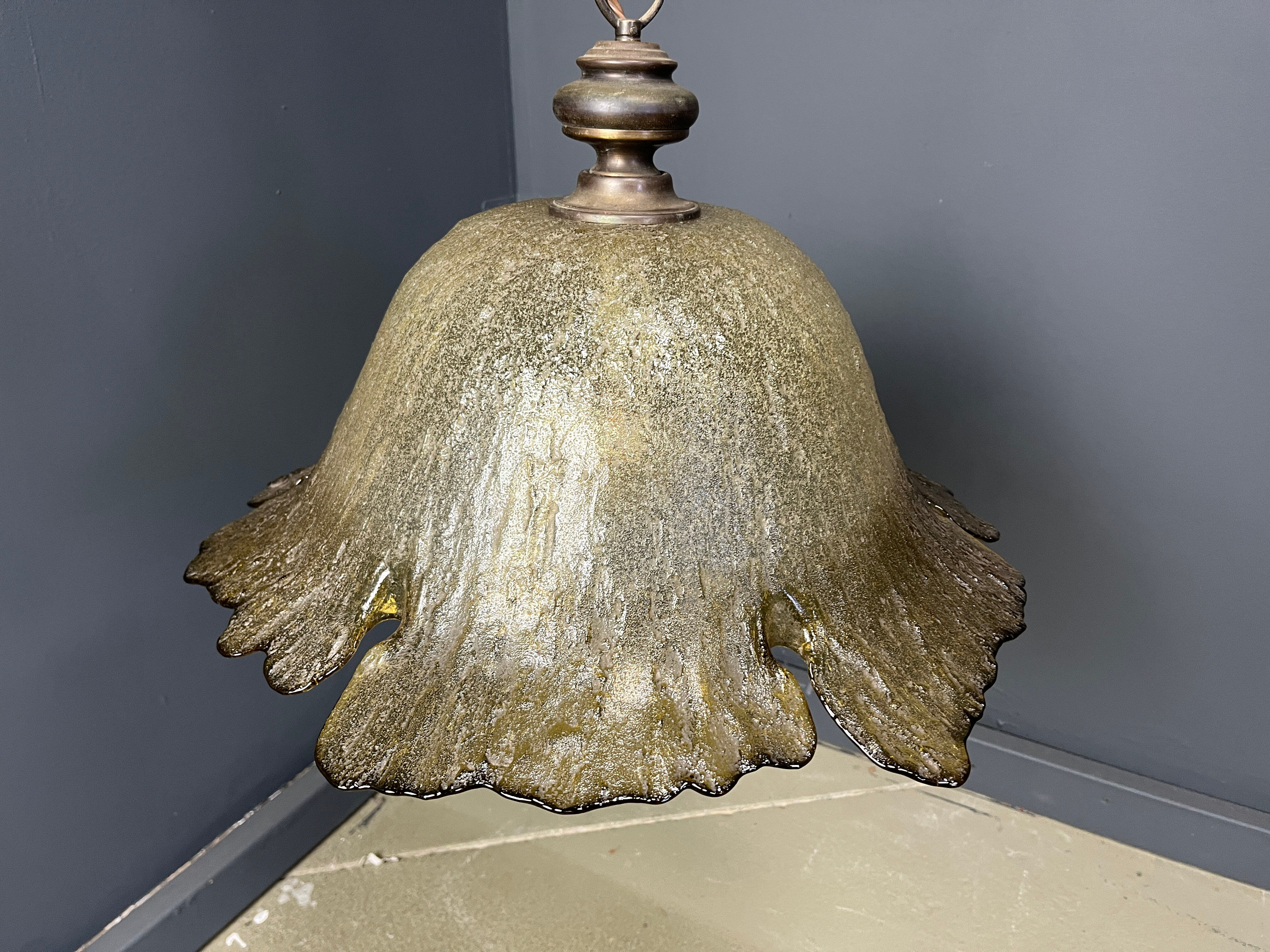 Vintage Murano glass pendant light, 1960s