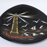 Decorative plate Le Phare Longwy