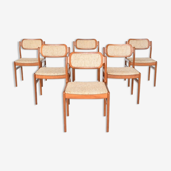 Set de 6 chaises Johannes Andersen Danemark 1960