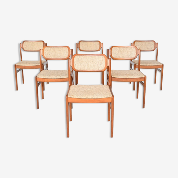 Set of 6 chairs Johannes Andersen Denmark 1960