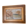 Tableau miniature huile 8/3 cadre 18,7/14,3 cm