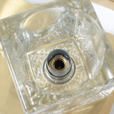 Peill & Putzler pair of wall lamps, transparent glass