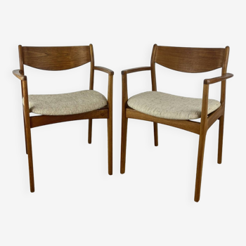 Pair of Danish armchairs by PE Jorgensen