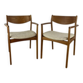 Pair of Danish armchairs by PE Jorgensen