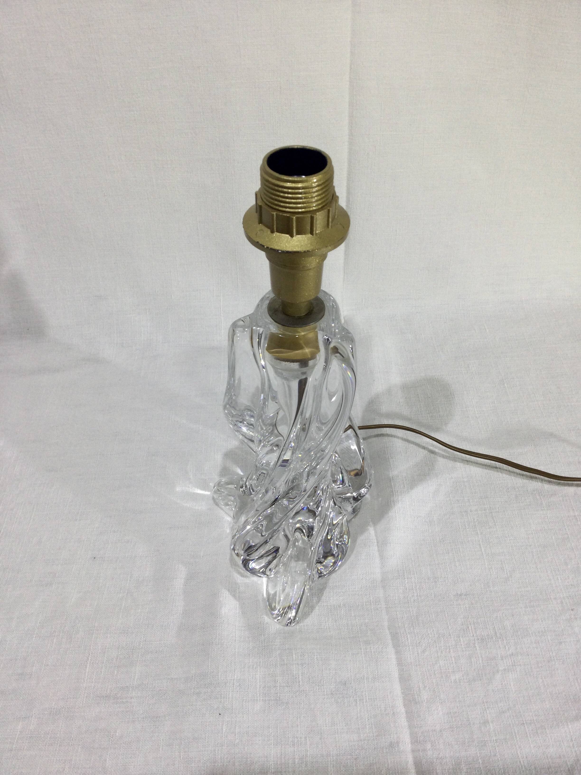 Sèvres crystal lamp base