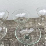 6 blown glasses / old cups