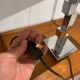 Vintage space age modernist chrome lamp circa 1970
