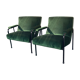Pair of armchairs guariche model "memphis"- edition meurop 1963