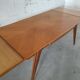 Vintage compass foot dining table