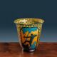 "Archer and stag" vase in glass by Marcel Goupy, Paris 1925-28