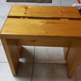 Pair of Charlotte Perriand stool model Les Arcs