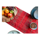 Nappe en soie cramoisie impériale
