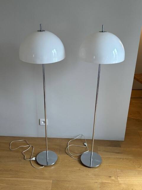 pair of Falkensbergs Belysning floor lamps - Sweden 60s/70s