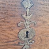 Late 19th century oak laundry chest