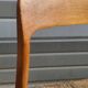 Set of 4 chairs 75 Neils O Moller straw