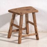 Tabouret ancien de style primitif (c.1900) #5