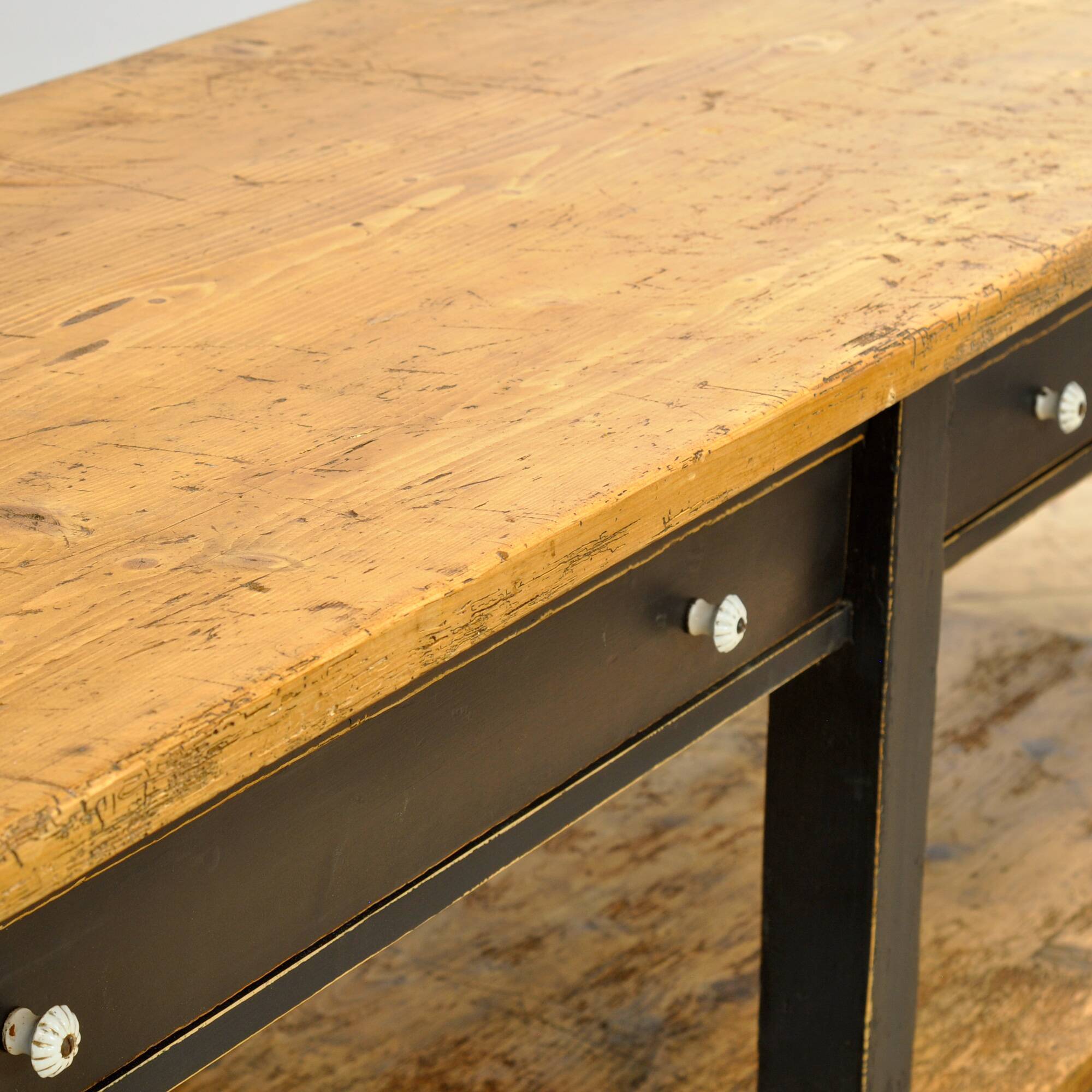 Pine kitchen/ prep table , circa 1920