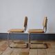 Pair of Marcel Breuer chairs model B32
