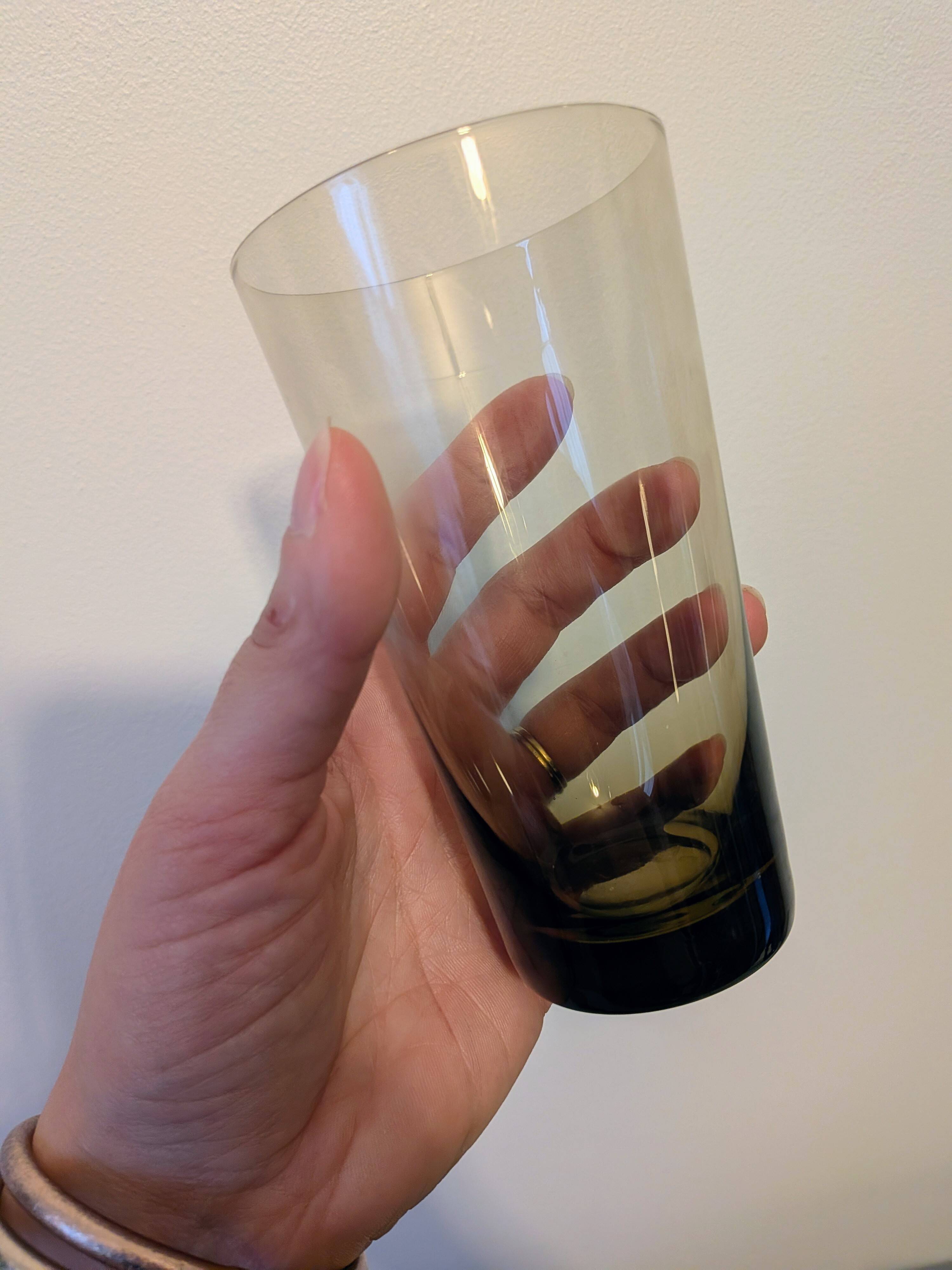 Glasses in smoked glass