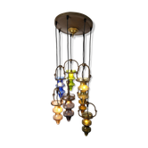 Brutalist stalactite chandelier by Nanny Still for Massive Belgium, 1960s