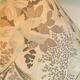 LAMP in Solid Pine Floral Shade VINTAGE