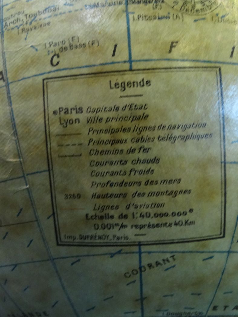 Globe early twentieth girard barrère and thomas