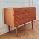 Enfilade vintage rénovée, années 60
